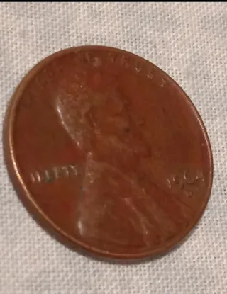 MONEDA 1 CENTAVO LINCOLN.1964D.COLOR RED-BROWN.