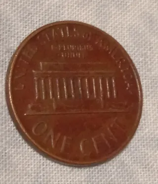 MONEDA 1 CENTAVO LINCOLN.1964D.COLOR RED-BROWN.