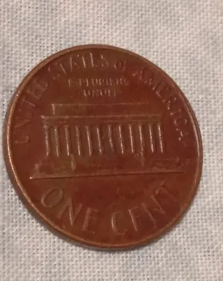 MONEDA 1 CENTAVO LINCOLN.1964D.COLOR RED-BROWN.
