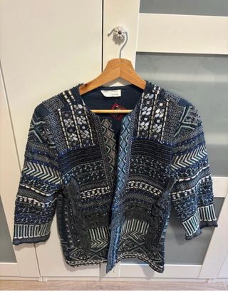 Sobrecamisa Zara abalorios
