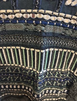 Sobrecamisa Zara abalorios