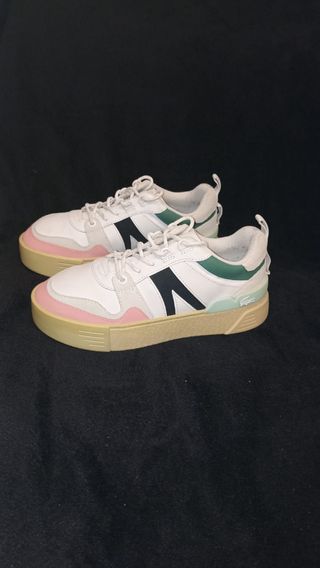 Lacoste L002 Zapatillas Blancas y Rosas