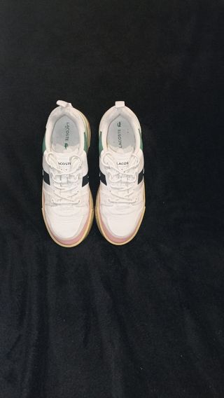 Lacoste L002 Zapatillas Blancas y Rosas