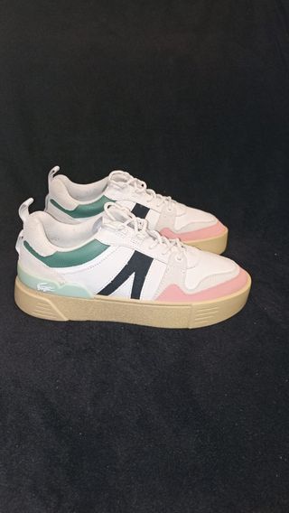 Lacoste L002 Zapatillas Blancas y Rosas