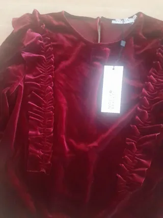 Blusa terciopelo mujer Molly Bracken Talla S