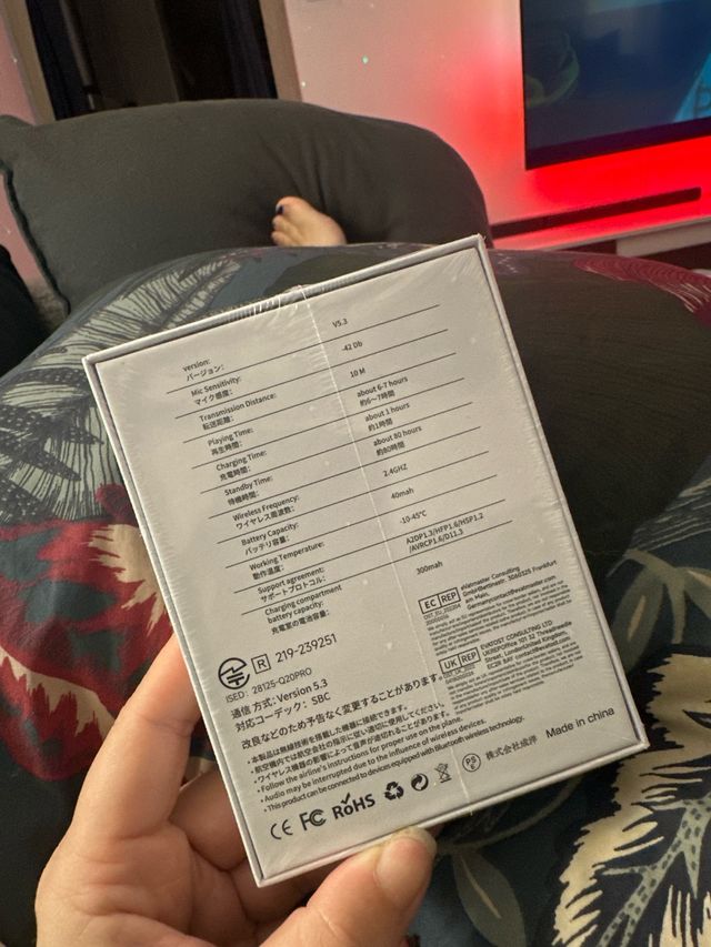 Auriculares Inalámbricos Negros y Grises