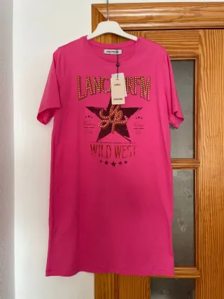 Vestido Lança Perfume Rosa Talla S Nuevo con etiqu