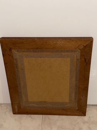 Cuadro antiguo esquiador