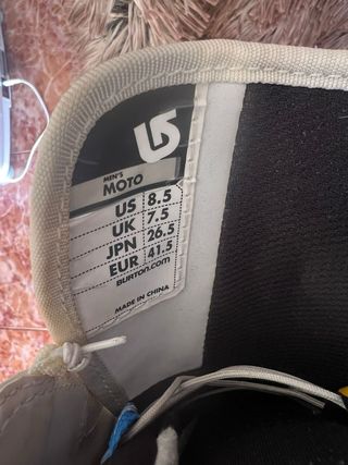 Botas Snowboard Burton Moto Hombre Talla 41.5