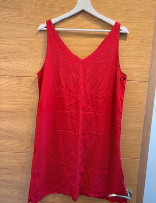 Vestido rojo Natura Talla L/XL
