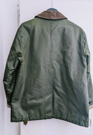 Chaqueta Barbour encerada verde Talla M