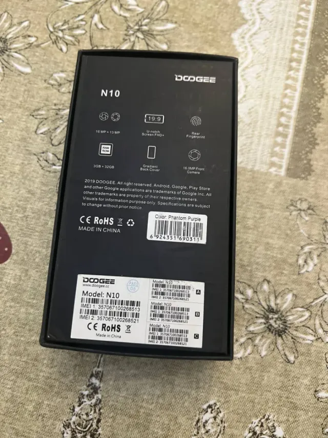 DOOGEE Teléfono Móvil N10 32GB dual sim 4GLTE