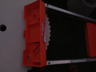 Escalera Plegable Naranja y Plata