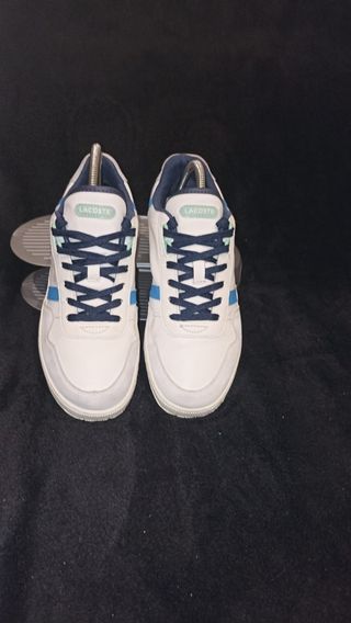 Lacoste T-Clip Blancas y Azules, Talla 39