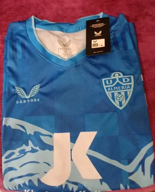 Camiseta Fútbol UD Almería Tiburón Azul T.M