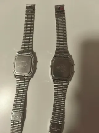 Reloj Casio Plata y Turquesa