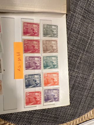 Sellos España 1948-1954