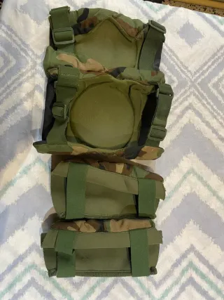 Rodilleras y coderas tácticas camuflaje