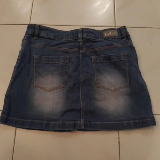 Falda vaquera botones talla 13-14 años