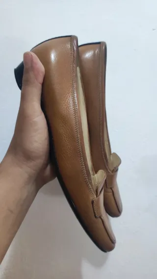 ✅Mocasines Prada Piel Marrón Originales