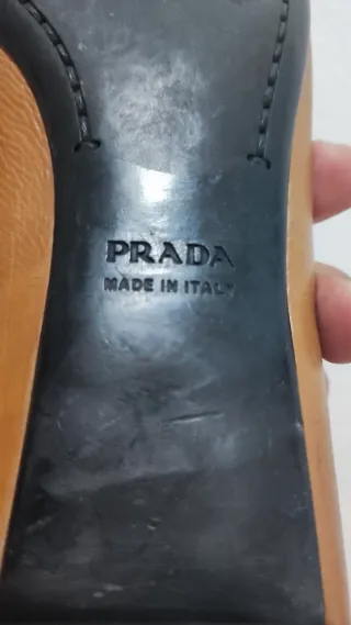 ✅Mocasines Prada Piel Marrón Originales