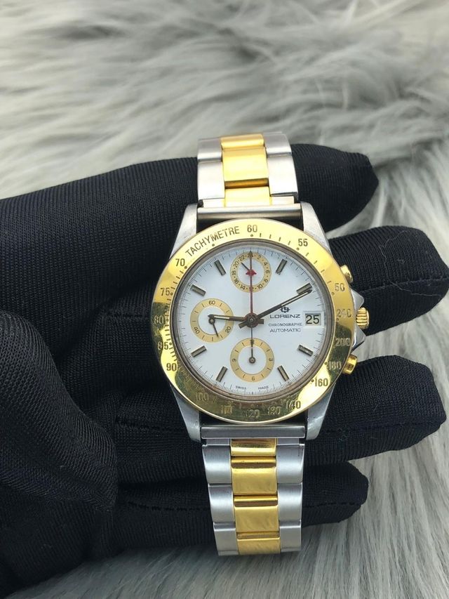 Reloj de pulsera Lorenz Daytona acero/oro