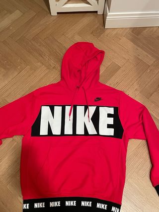 Felpa Nike Rossa con Logo