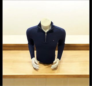 Jersey Tommy Hilfiger Azul Marino Half Zip