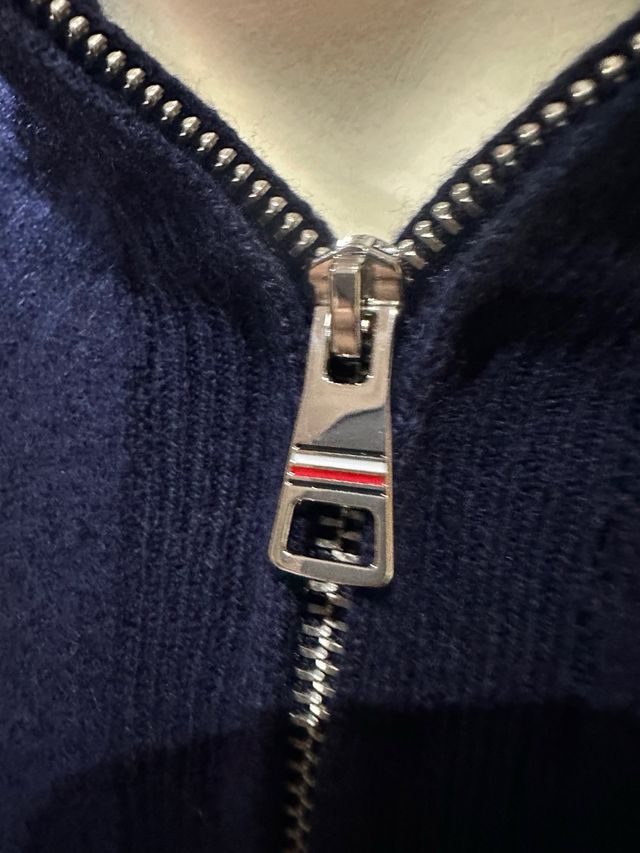 Jersey Tommy Hilfiger Azul Marino Half Zip