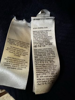 Jersey Tommy Hilfiger Azul Marino Half Zip