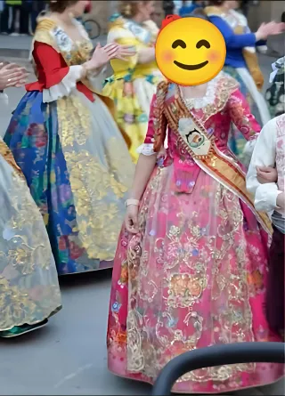 Traje vestido de fallera precioso!!! 