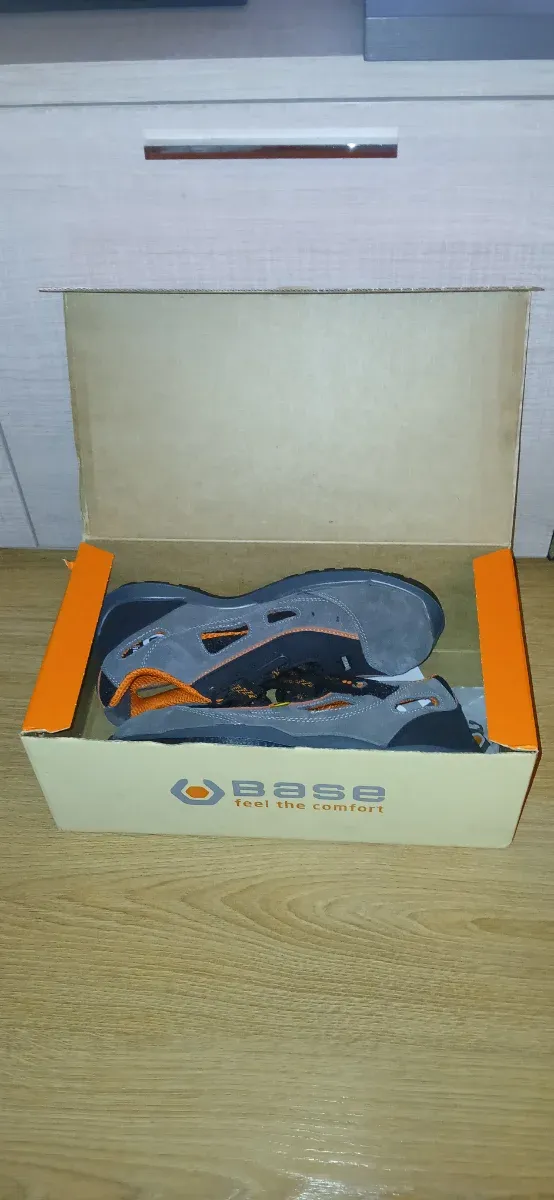 Botas de seguridad Base Hombre Gris/Naranja