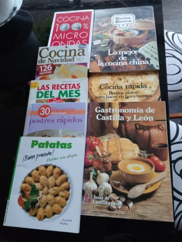 Lote de Libros de Cocina, Nutrición y Plantas
