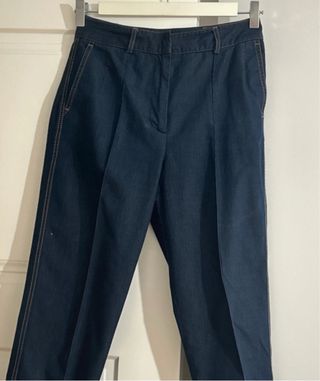 Pantalones Zara con pespuntes