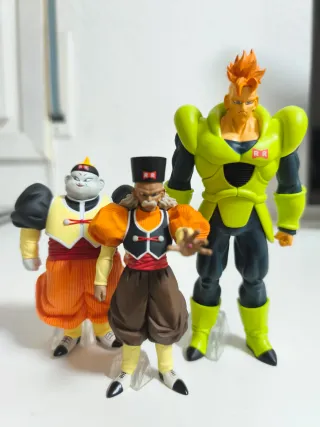 Dragon Ball Z C16, C19 y Dr. Gero Figuras Hg