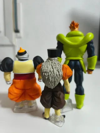 Dragon Ball Z C16, C19 y Dr. Gero Figuras Hg