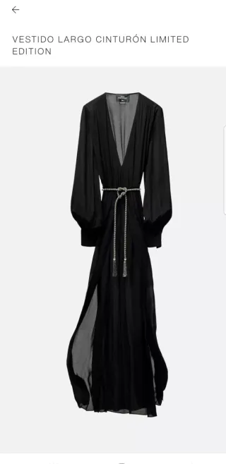 Vestido largo Zara Kate Moss