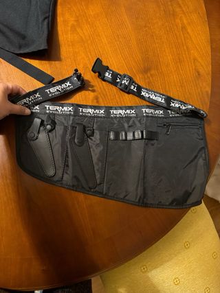 Grembiule da parrucchiere professionale nero Termix 