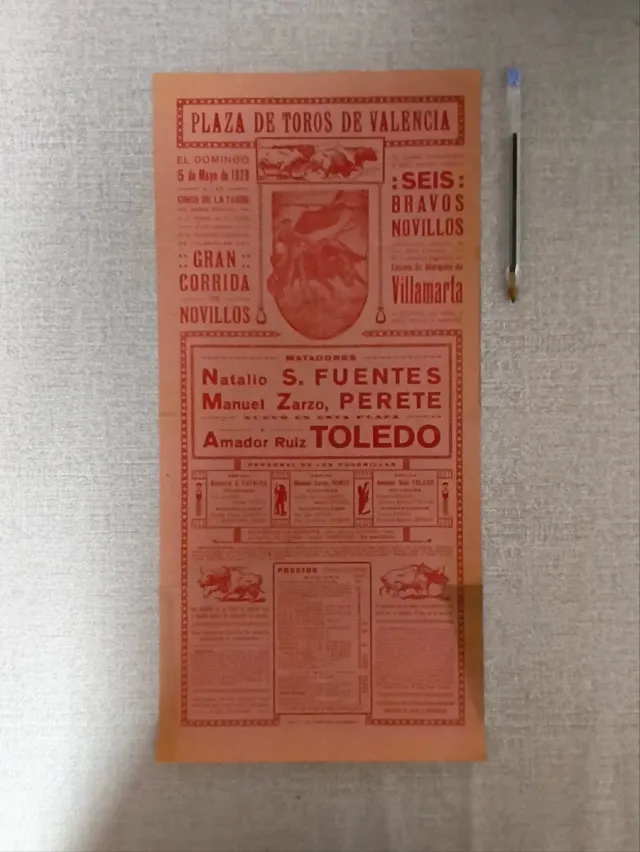 lote 12 carteles taurinos