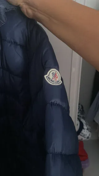 Chaqueta azul acolchada talla 50
