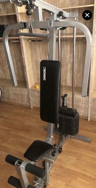 Máquina multifuncional gym gimnasio poleas banco