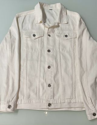 Chaqueta vaquera blanca
