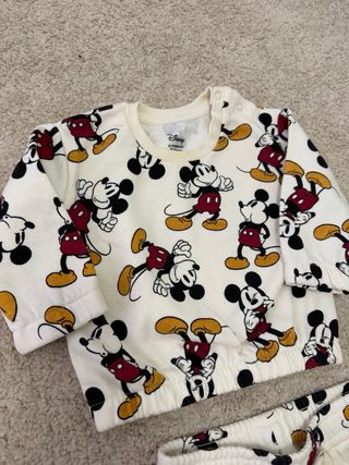 Conjunto chándal bebé 9m Disney Mickey