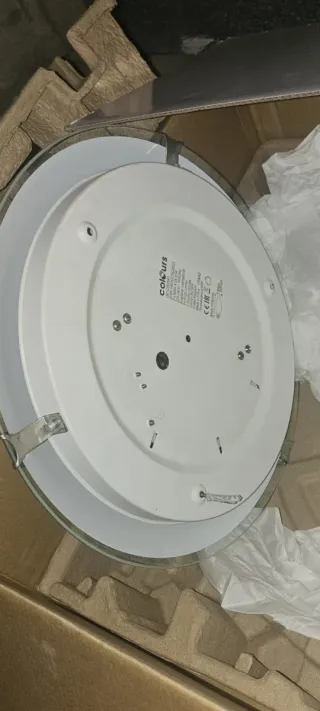 Lámpara de techo aplique cristal