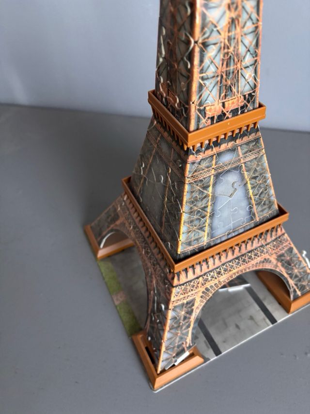 Puzzle 3D Big Ben Torre Eiffel Colosseo