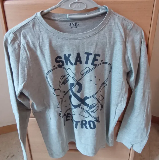 Pack 6 Camisetas Manga Larga Niño 10/12