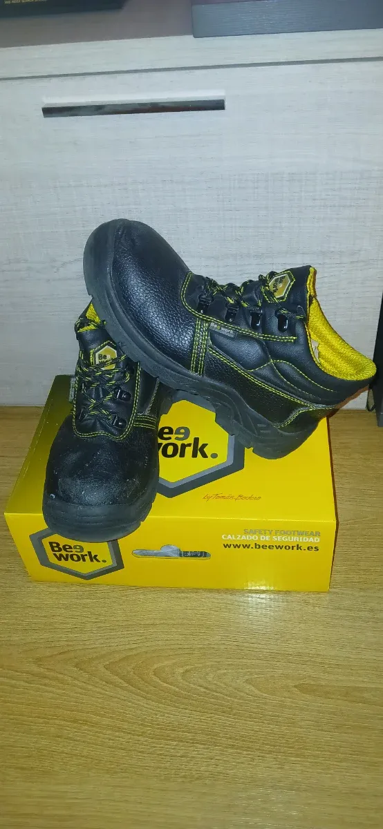 Botas de seguridad Bee Work Hombre Negras/Amarilla