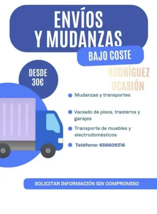 Mudanzas , portes , vaciados ...