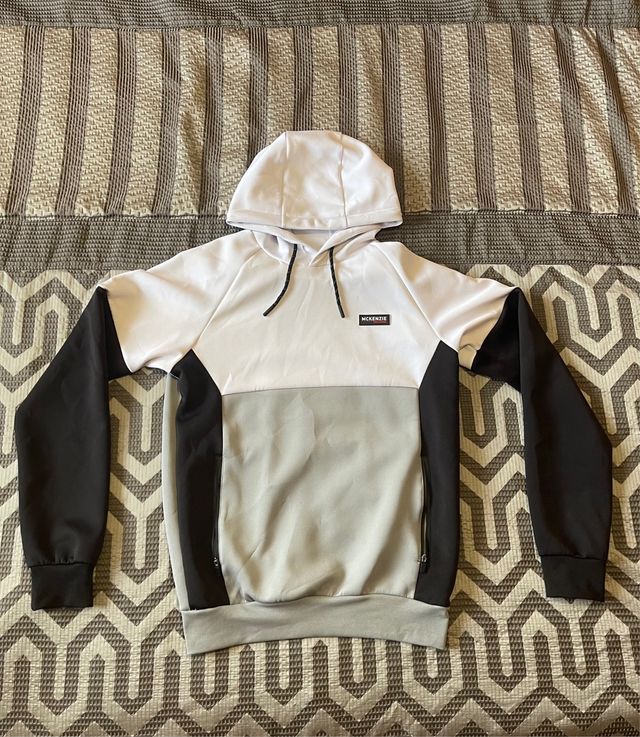 Sudadera McKenzie Gris y Blanca