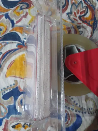 NUEVO.Funda Rosa-purpurina de Policarbonato DSI XL